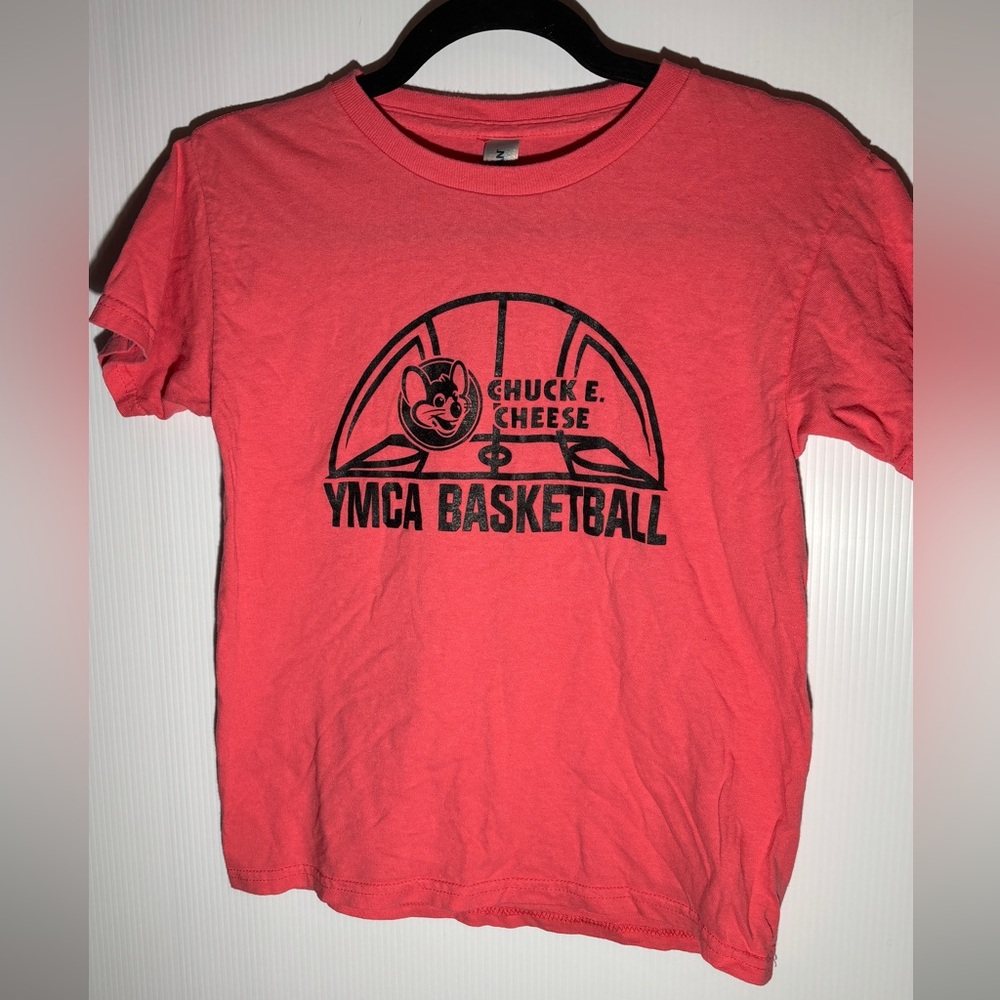 Pink Kids Basketball T-Shirt